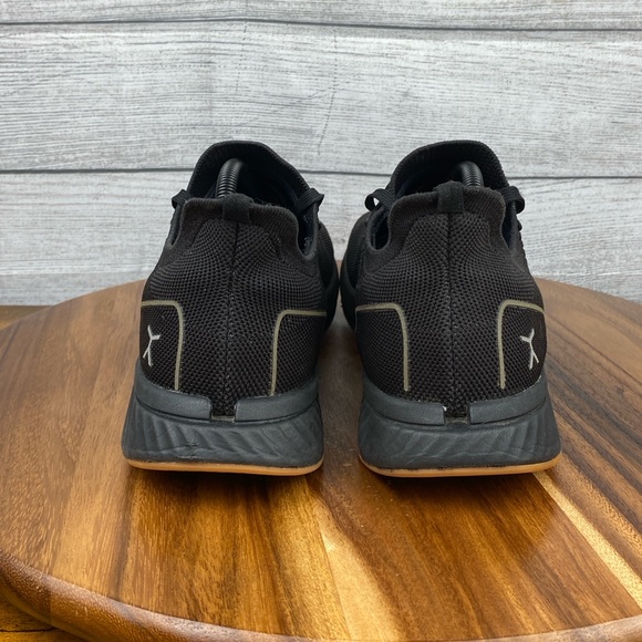 Men's Black Athletic Running Shoes - Picture 6 of 12